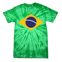 Brazil National Flag Tie-Dye T-Shirt