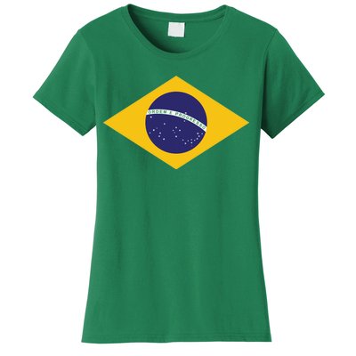 Brazil National Flag Women's T-Shirt