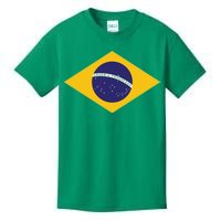 Brazil National Flag Kids T-Shirt