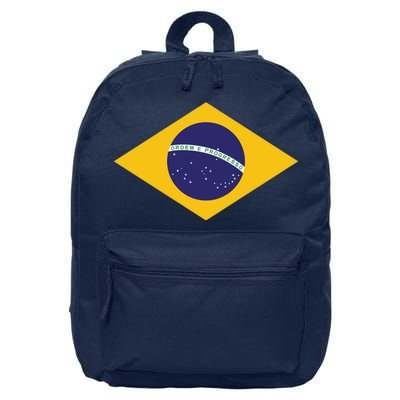 Brazil National Flag 16 in Basic Backpack