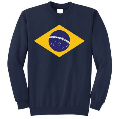 Brazil National Flag Tall Sweatshirt