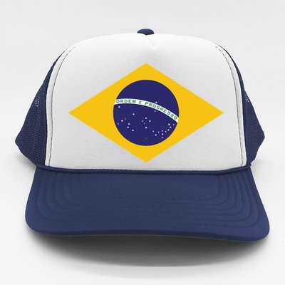 Brazil National Flag Trucker Hat