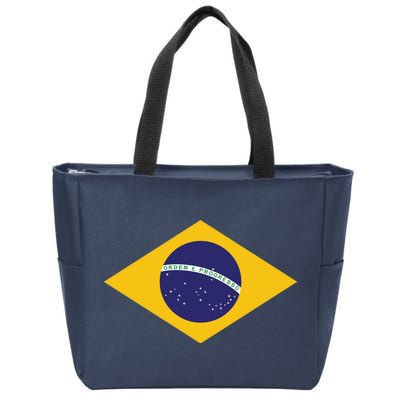 Brazil National Flag Zip Tote Bag