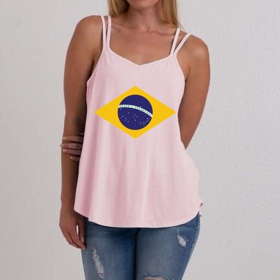 Brazil National Flag Women's Strappy Tank