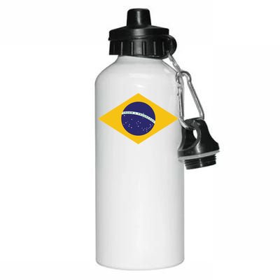 Brazil National Flag Aluminum Water Bottle