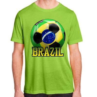 Brazil Soccer Logo Adult ChromaSoft Performance T-Shirt