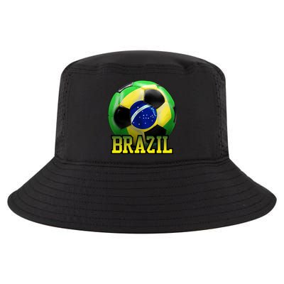 Brazil Soccer Logo Cool Comfort Performance Bucket Hat