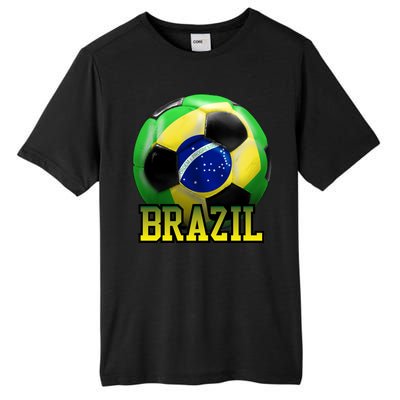 Brazil Soccer Logo Tall Fusion ChromaSoft Performance T-Shirt