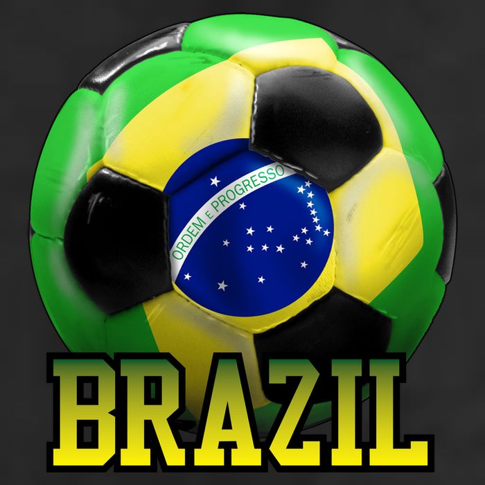 Brazil Soccer Logo 11oz C Handle Ceramic Mug