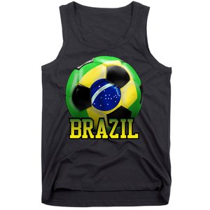 Brazil Soccer Logo Tank Top