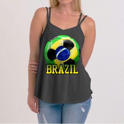 Brazil Soccer Logo Women's Strappy Tank