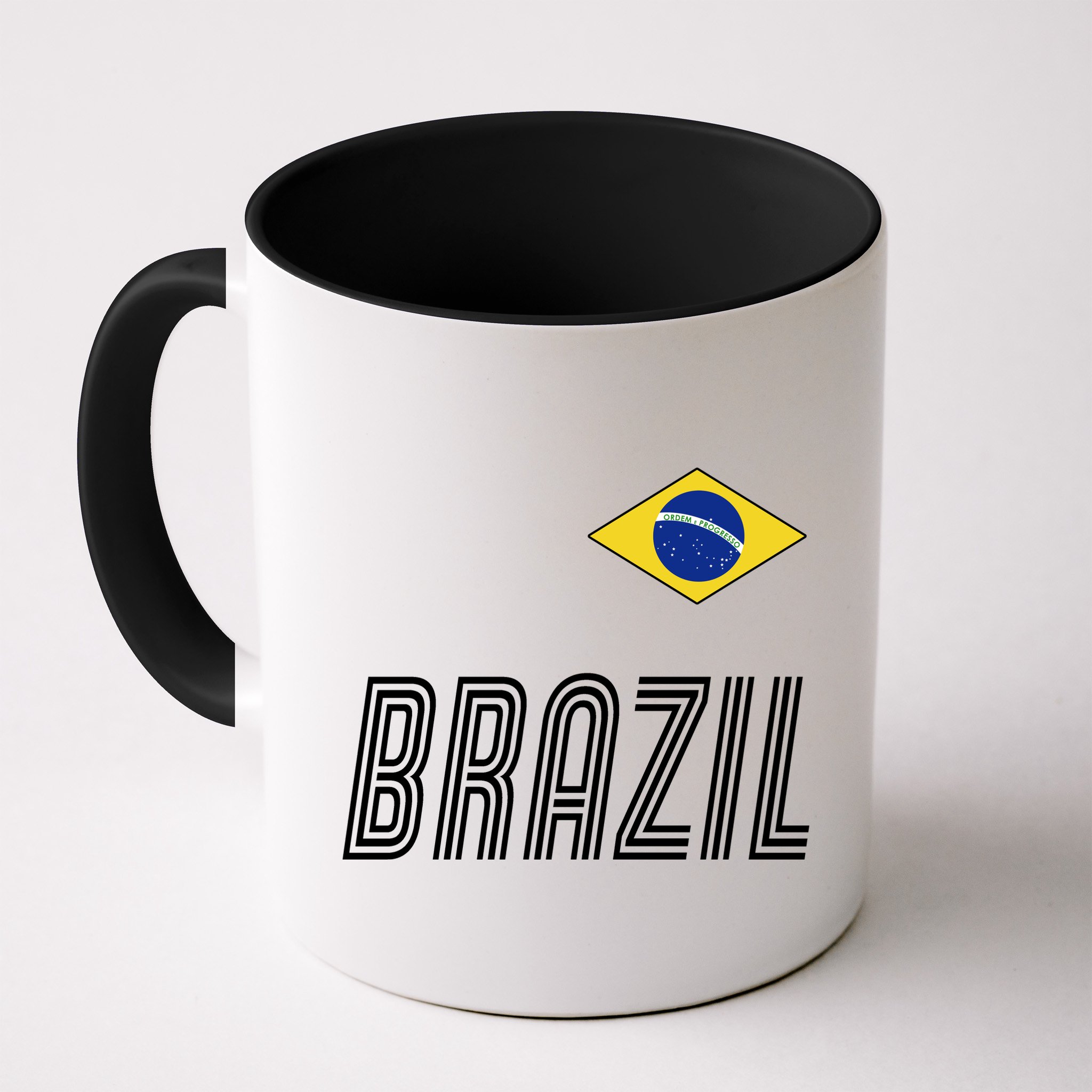 Brazil Soccer Team Jersey Flag Mug