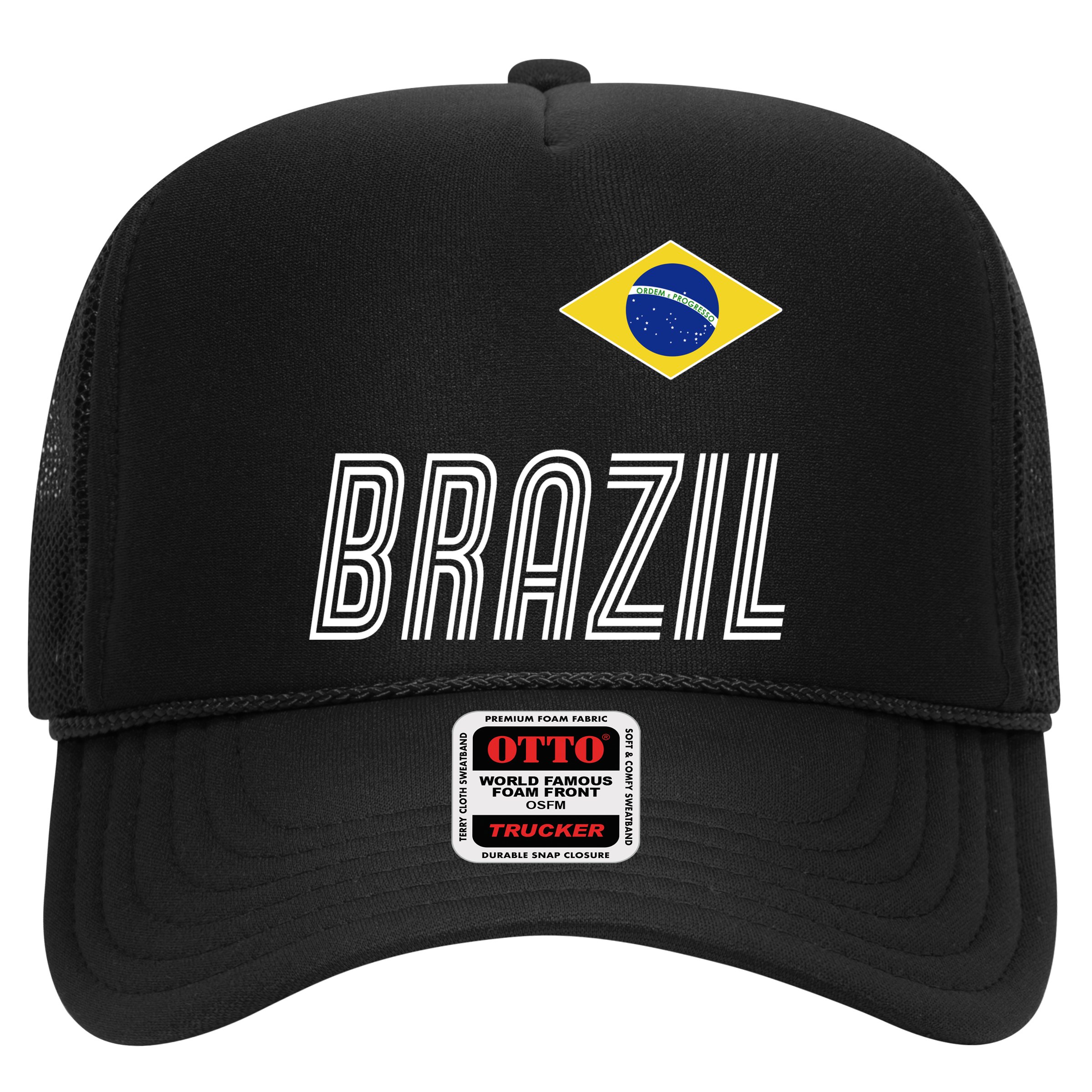 Brazil Soccer Team Jersey Flag Hat