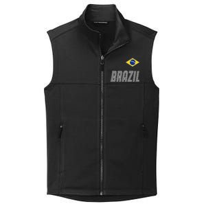 Brazil Soccer Team Jersey Flag Collective Smooth Fleece Vest