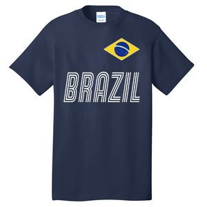 Brazil Soccer Team Jersey Flag Tall T-Shirt