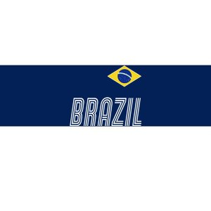 Brazil Soccer Team Jersey Flag Bumper Sticker