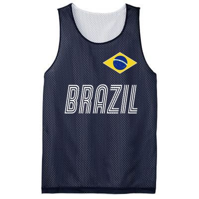 Brazil Soccer Team Jersey Flag Mesh Reversible Basketball Jersey Tank