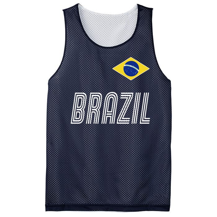 Brazil Soccer Team Jersey Flag Mesh Reversible Basketball Jersey Tank