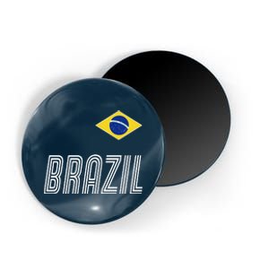 Brazil Soccer Team Jersey Flag Magnet