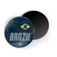 Brazil Soccer Team Jersey Flag Magnet