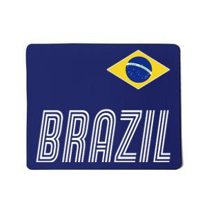 Brazil Soccer Team Jersey Flag Mousepad