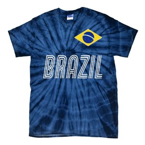 Brazil Soccer Team Jersey Flag Tie-Dye T-Shirt