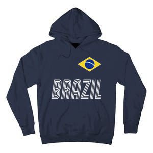 Brazil Soccer Team Jersey Flag Tall Hoodie