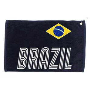 Brazil Soccer Team Jersey Flag Grommeted Golf Towel