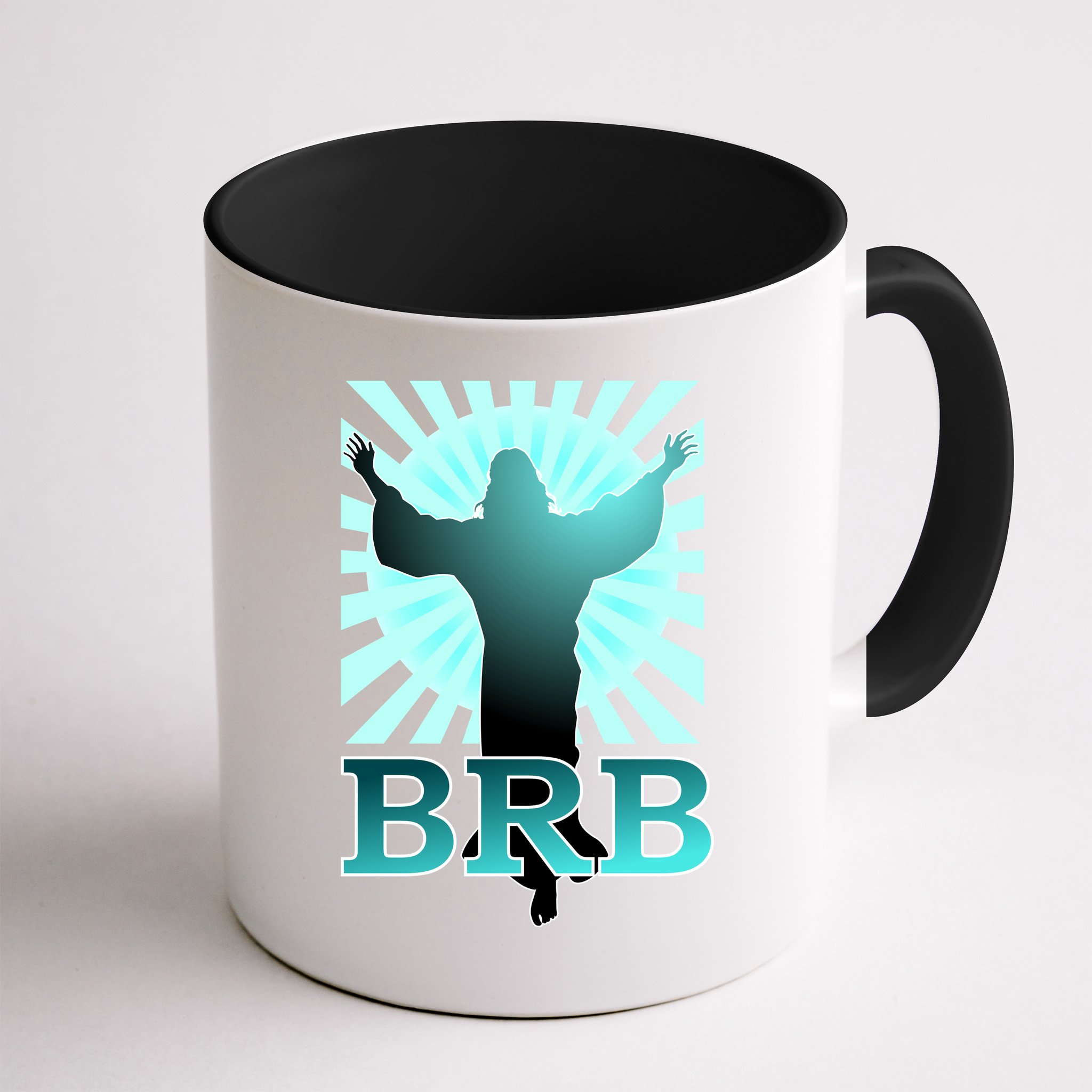 BRB Jesus Be Right Back Mug