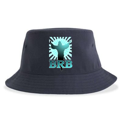 BRB Jesus Be Right Back Sustainable Bucket Hat