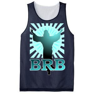 BRB Jesus Be Right Back Mesh Reversible Basketball Jersey Tank