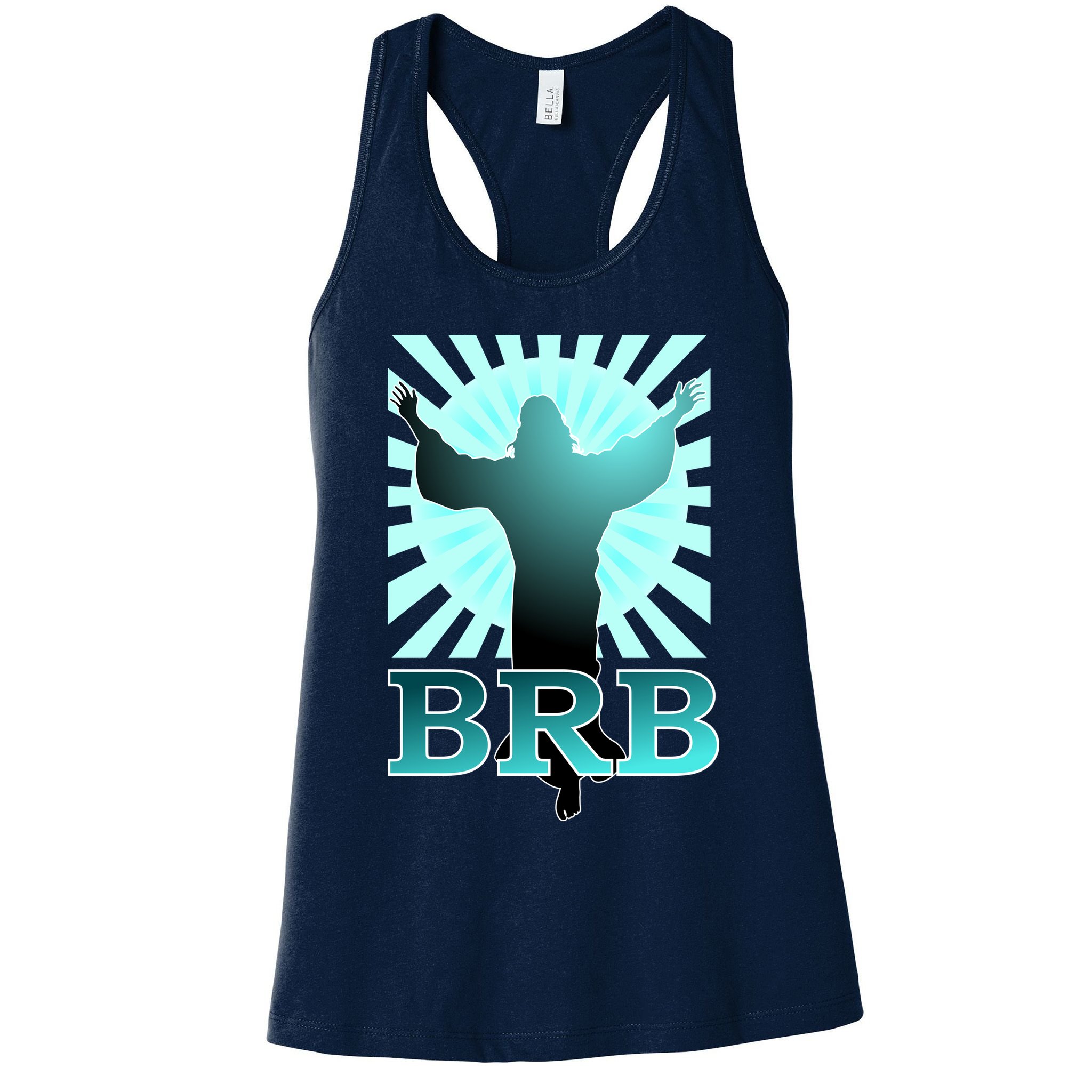 BRB Jesus Be Right Back Womens Tank Top