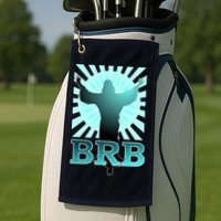 BRB Jesus Be Right Back Golf Towel