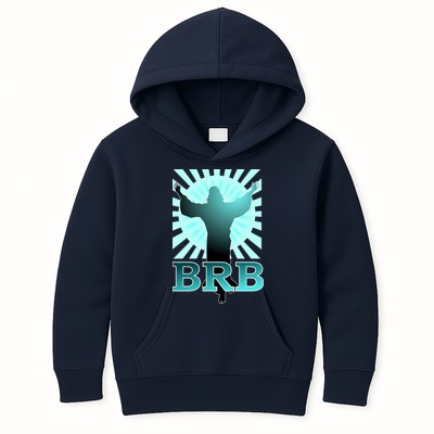 BRB Jesus Be Right Back Kids Hoodie
