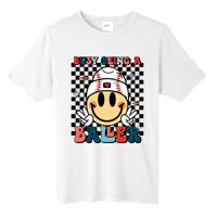 Busy Raising Ballers Funny Baseball Lover Mothers Day Tall Fusion ChromaSoft Performance T-Shirt