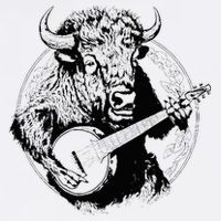 Buffalo Retro Bison Animal Playing Banjo Music Graphic Cool Comfort Performance Bucket Hat