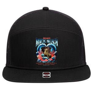 Breaker Rock Beach Vbs 2024 Gods Rock Solid Truth Christian 7 Panel Mesh Trucker Snapback Hat