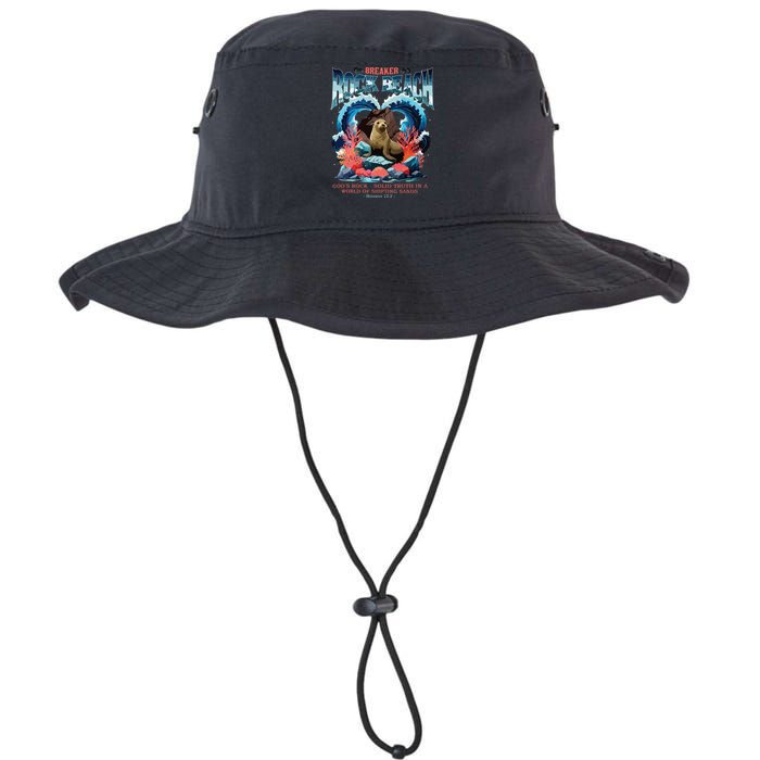 Breaker Rock Beach Vbs 2024 Gods Rock Solid Truth Christian Legacy Cool Fit Booney Bucket Hat