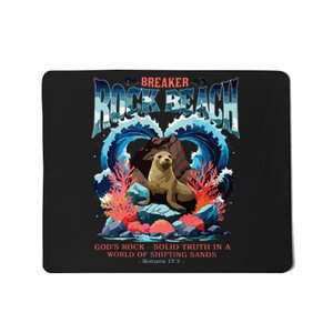 Breaker Rock Beach Vbs 2024 Gods Rock Solid Truth Christian Mousepad