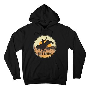 Bull Riding Bullriding Cowboy Western Rodeo Hoodie