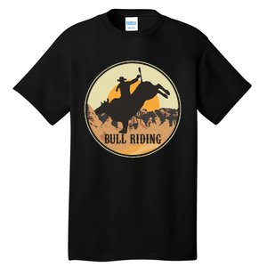 Bull Riding Bullriding Cowboy Western Rodeo Tall T-Shirt