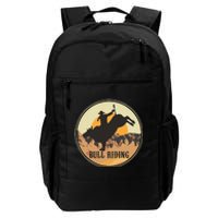 Bull Riding Bullriding Cowboy Western Rodeo Daily Commute Backpack