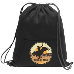 Bull Riding Bullriding Cowboy Western Rodeo Sweatshirt Cinch Pack Bag