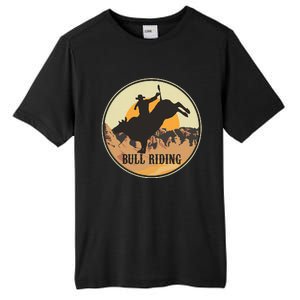 Bull Riding Bullriding Cowboy Western Rodeo Tall Fusion ChromaSoft Performance T-Shirt