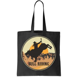 Bull Riding Bullriding Cowboy Western Rodeo Tote Bag