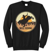 Bull Riding Bullriding Cowboy Western Rodeo Tall Sweatshirt