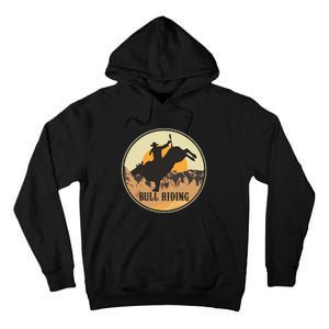 Bull Riding Bullriding Cowboy Western Rodeo Tall Hoodie