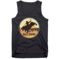 Bull Riding Bullriding Cowboy Western Rodeo Tank Top