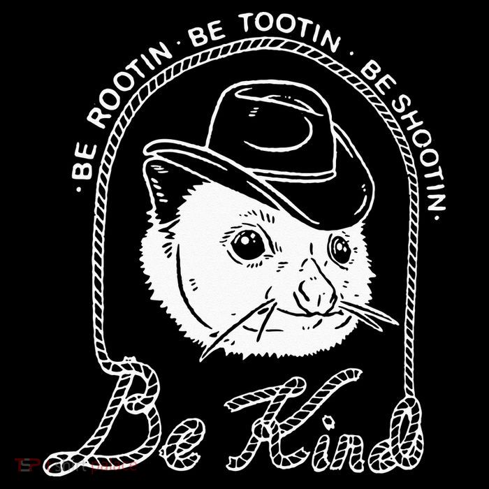 Be Rootin Be Tootin Be Shootin Be Kind Cowboy Opossum Lover Sustainable Bucket Hat