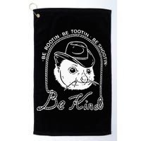 Be Rootin Be Tootin Be Shootin Be Kind Cowboy Opossum Lover Golf Towel